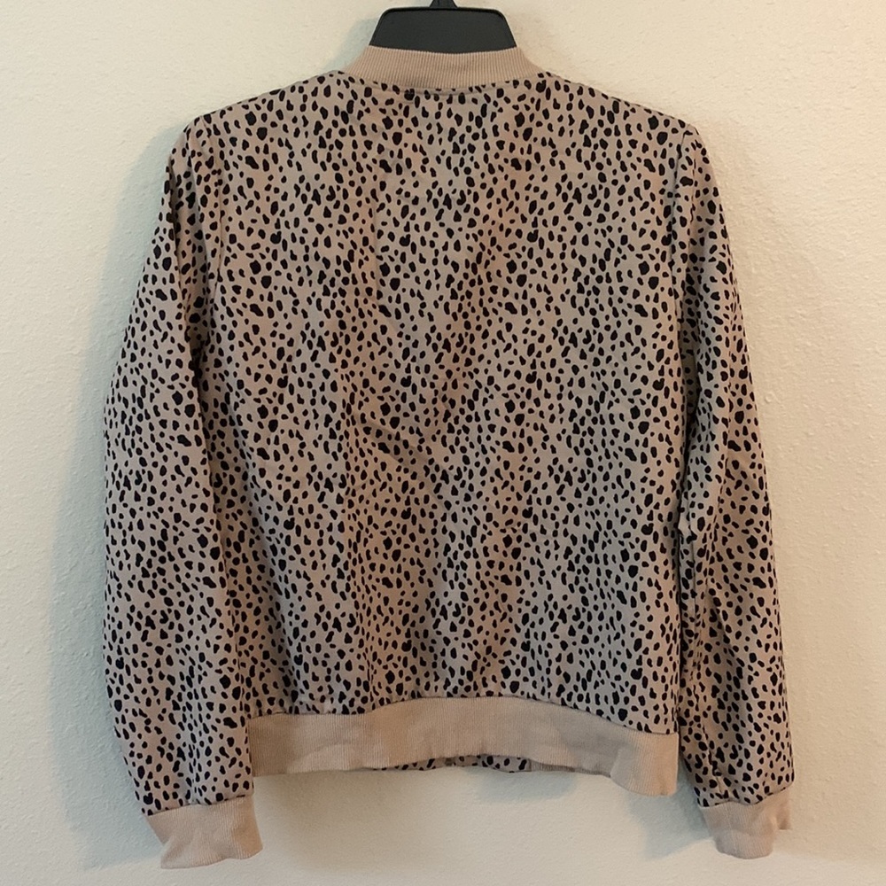 A Dip Of Darling Boutique Animal Print Bomber jacket size small - Picture 5 of 5